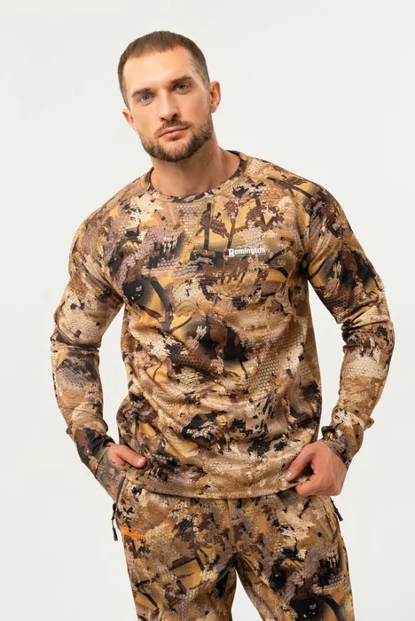 Футболка Remington Blend Shirt Yellow Waterfowi Honeycombs